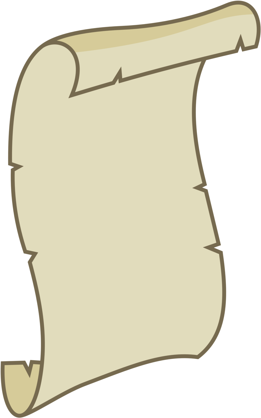 Paper Work Cutie Mark Unfurled Scroll - Oye Oye Parchemin (900x1420), Png Download