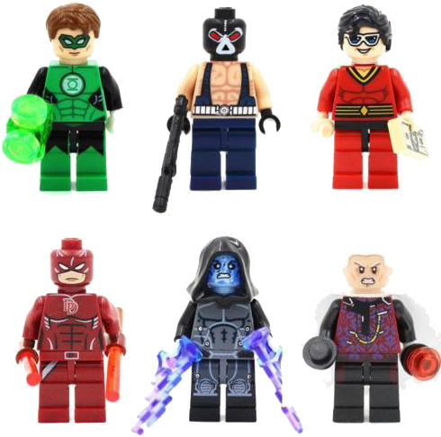 Bane Minifigure Custom Building Block Toy (500x500), Png Download