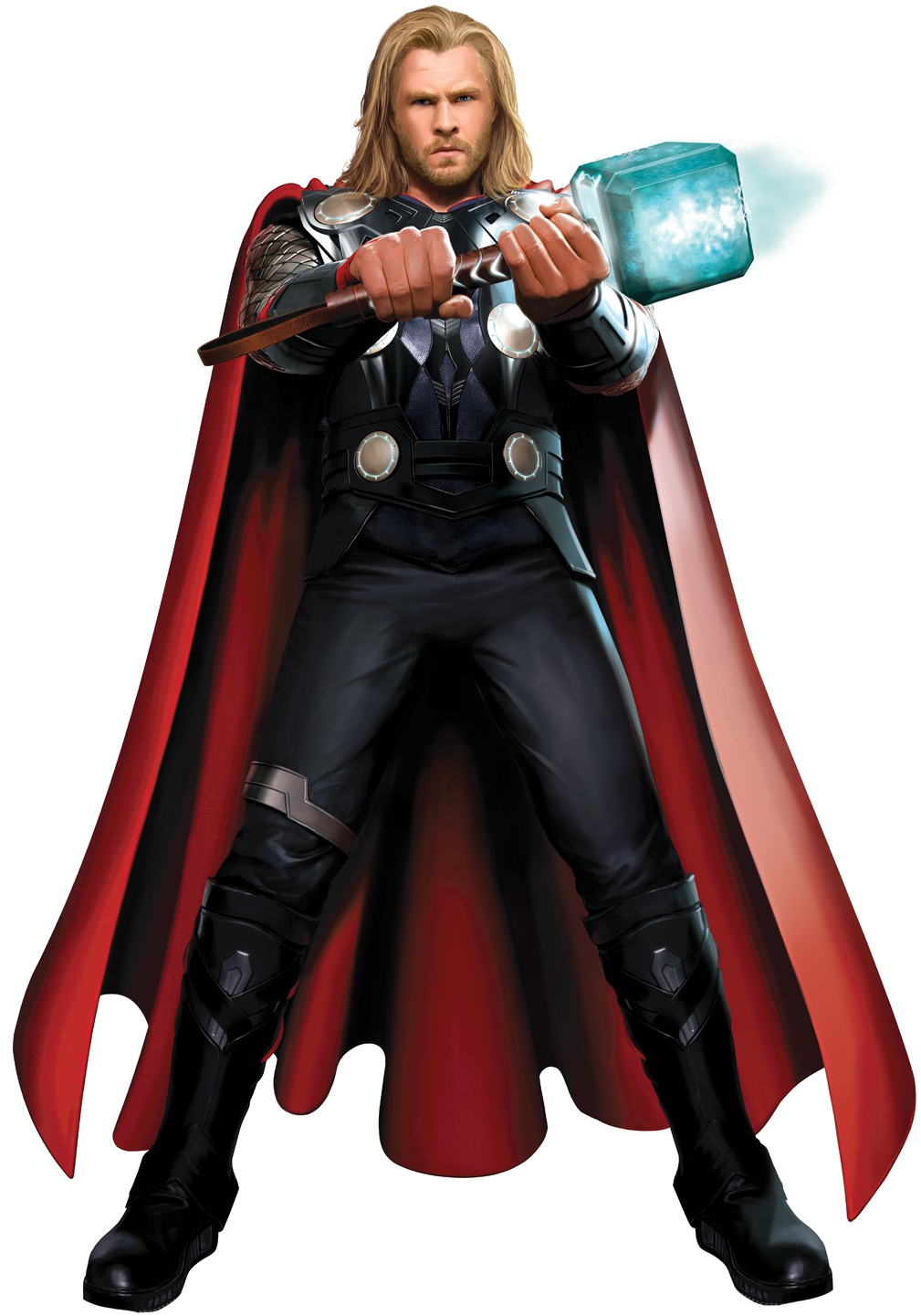 Thor Transparent Background Png - Chris Hemsworth Thor (1014x1500), Png Download