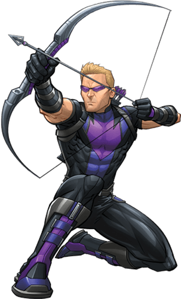 Hawkeye Comics Transparent (528x597), Png Download