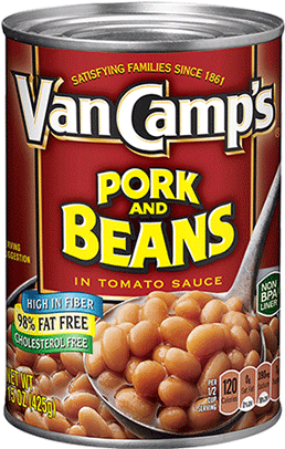 Pork And Beans - Van Camps Van Camps Pork And Beans (500x500), Png Download