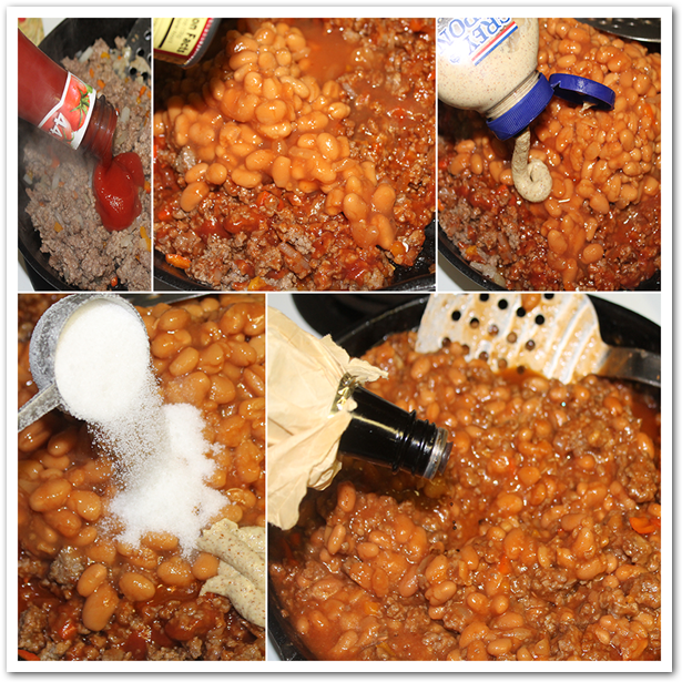 Add Pork And Beans, Ketchup, Brown Sugar, Mustard Put - Baked Beans (648x648), Png Download