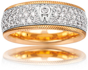 Just Like The Glimmering, Sparkling Stars In A Clear - Wellendorff Ring Diamond (470x320), Png Download