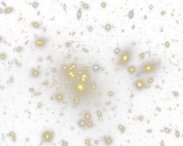 Sparkle Gold Stars Space Galaxy Glitter - Galaxy Png (696x556), Png Download