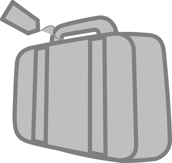 Travel Suitcase Png - Clip Art (600x567), Png Download
