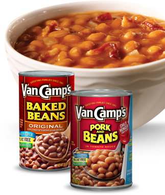 Van Camp's Baked Beans - Van Camps Baked Beans, Original - 28 Oz (323x381), Png Download