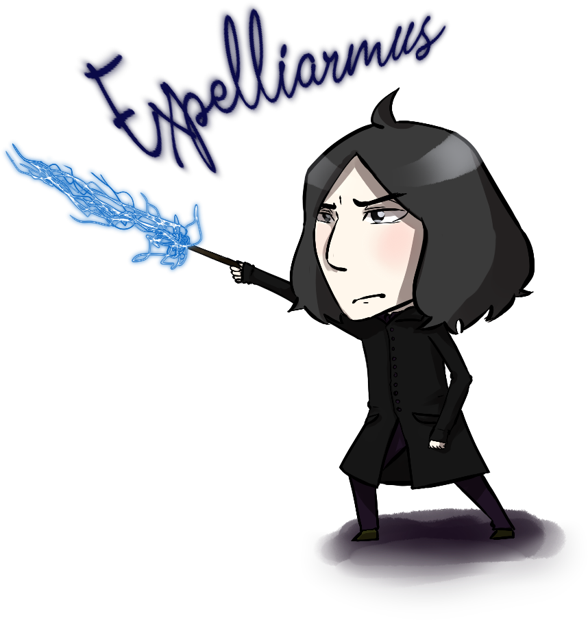 “aw Chibi Snape 😆 ” - Cartoon (1024x1024), Png Download