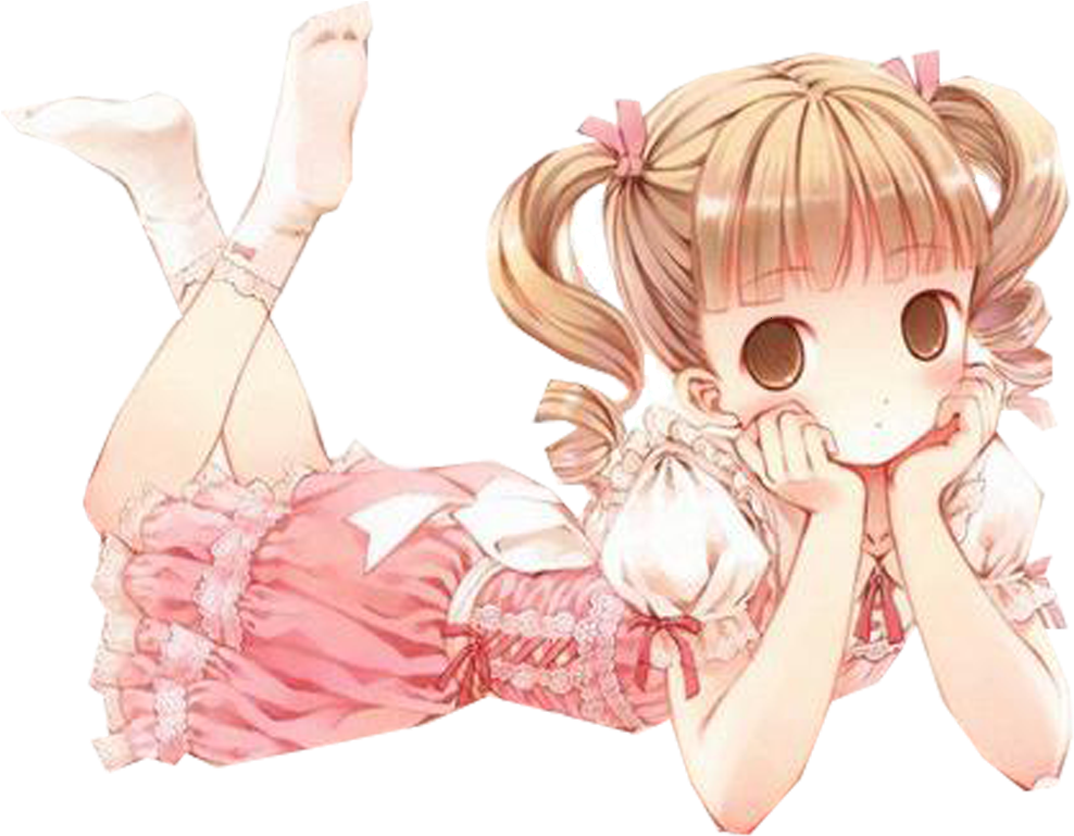 Cute Girl Png Clipart - Anime Girl Sweet Png (1000x800), Png Download