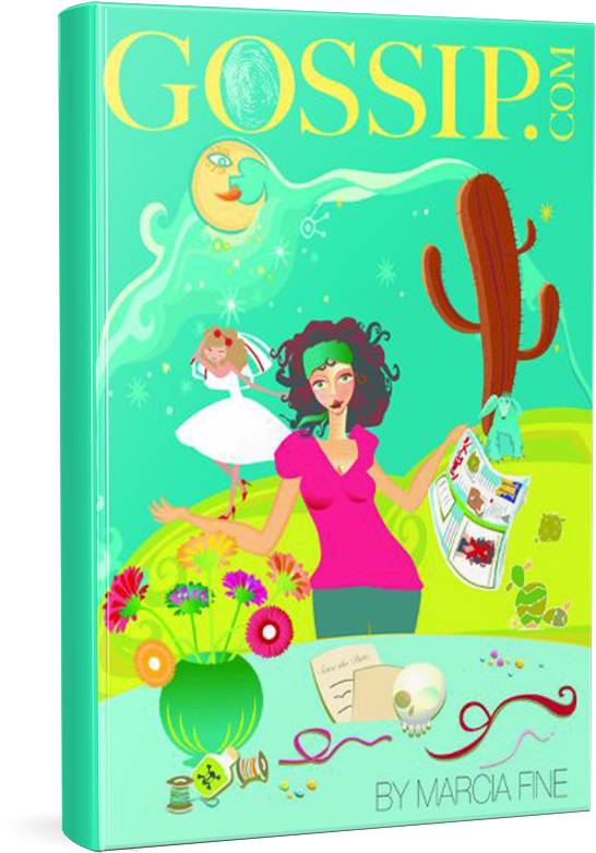 Gossip.com By Marcia Fine (600x805), Png Download