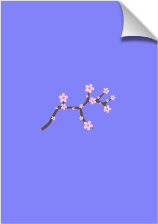 Cherry Blossom - Graphic Design (674x516), Png Download