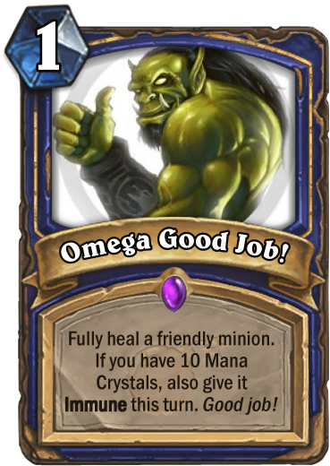 Omega Good Job - Ice Rager Hearthstone (400x543), Png Download