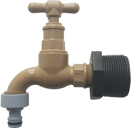 Water Tank Tap & Reducer - Tap For Water Tank (480x470), Png Download