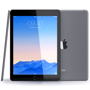 Apple Ipad Air 2 128gb 4g Tablet Grey (600x315), Png Download