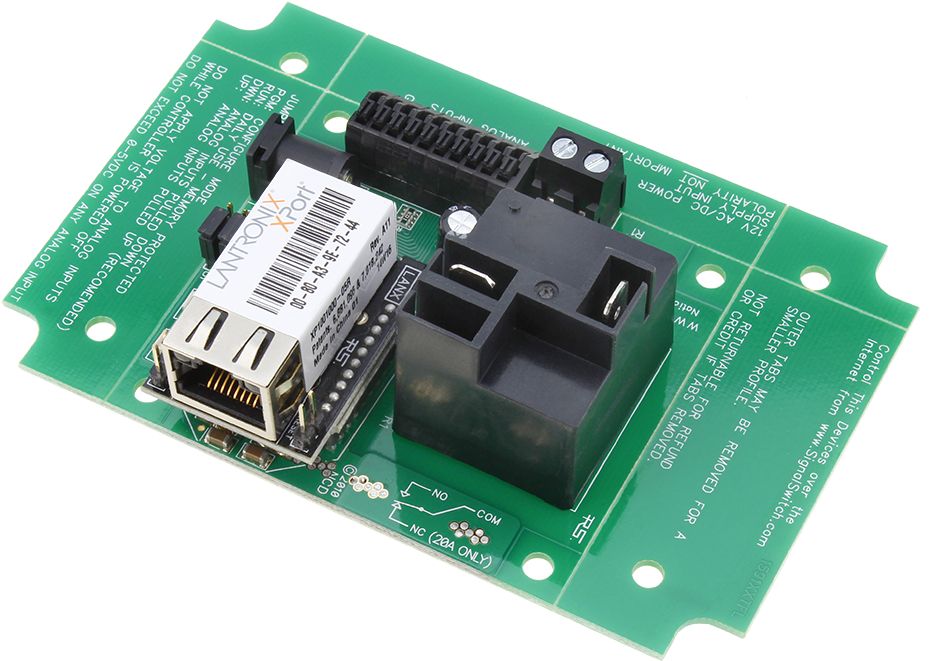 Ethernet Relay 1 Channel High Current - Relay (1000x667), Png Download