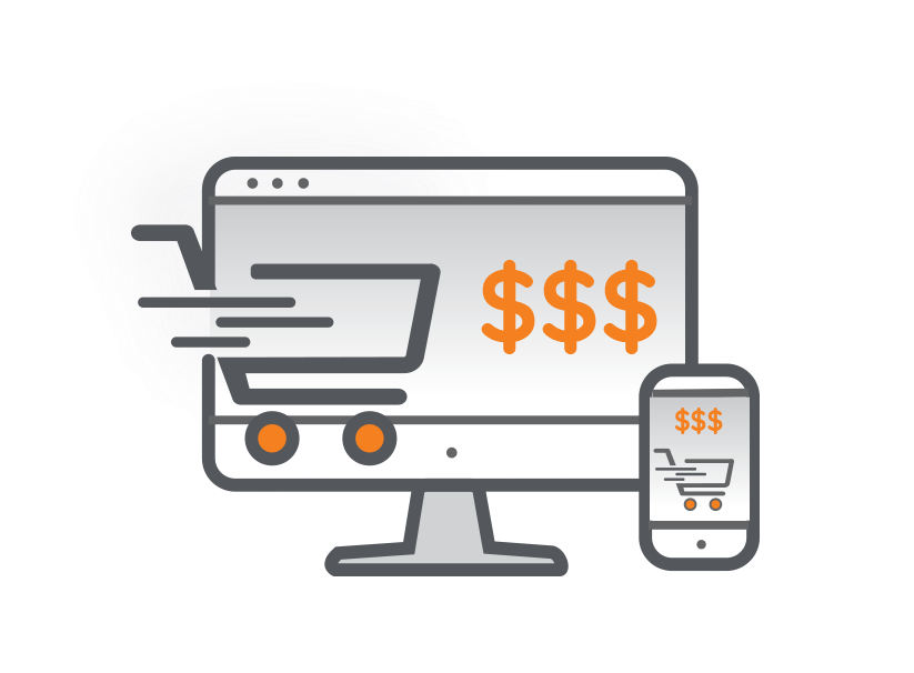 Industry-icons Ecomm - E-commerce (868x659), Png Download