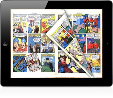 You'll Find Thousands Of Free Archives On The Web - Comic Ipad (450x390), Png Download