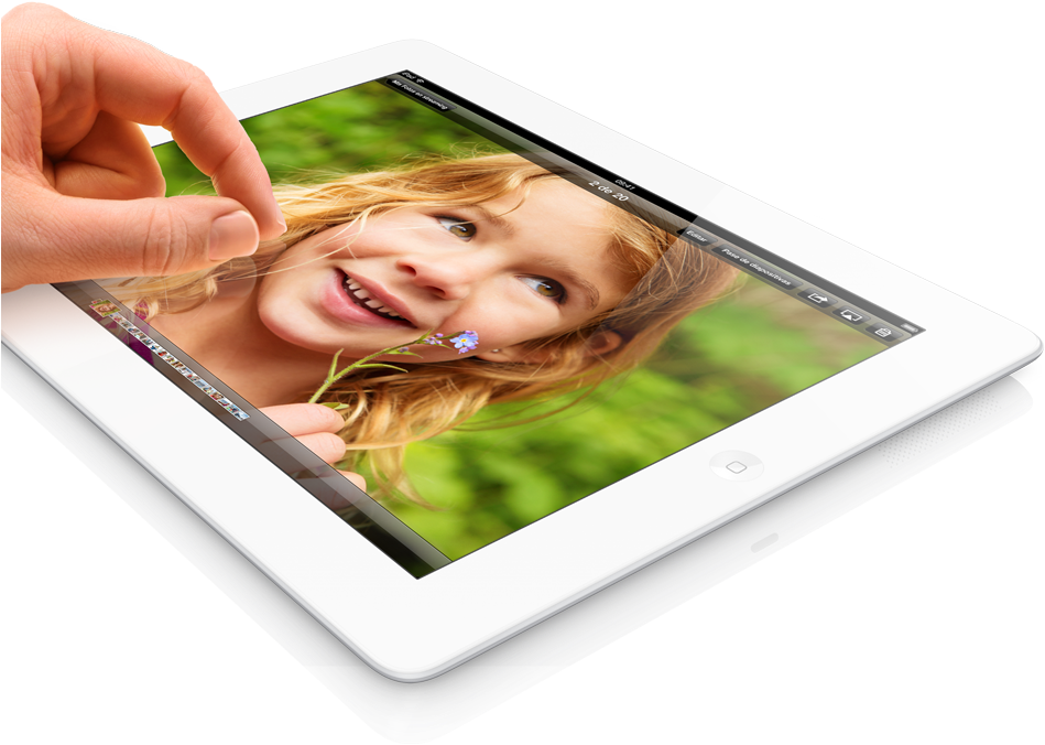 Ipad-4g - Apple Ipad (4th Generation) - Wi-fi - 32 Gb - White (1028x676), Png Download