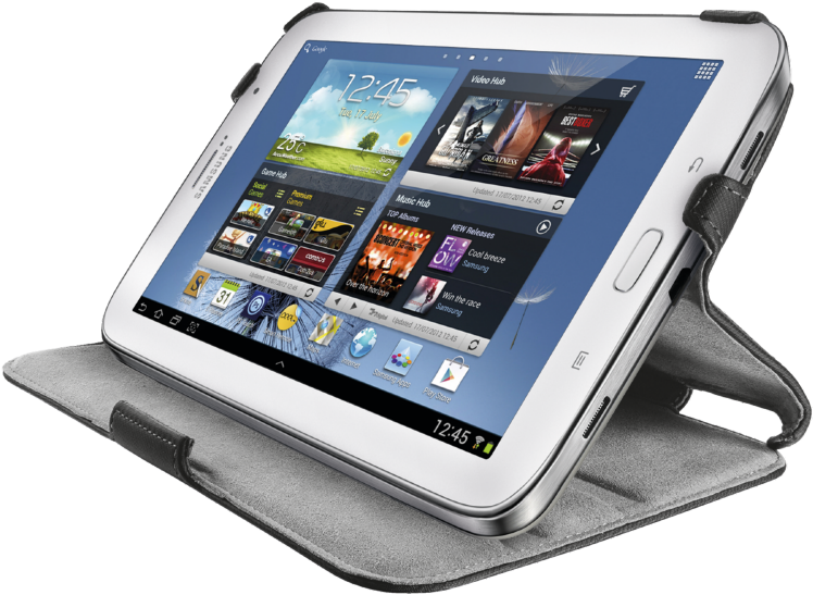 Siyah-olanbu - Trust Stile Hardcover Skin And Folio Stand (860x642), Png Download