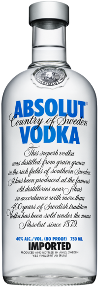 Size - Absolut Vodka Jpg (226x595), Png Download