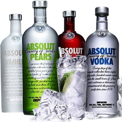 Vodka - Absolut Vodka - 1 L Bottle (400x400), Png Download