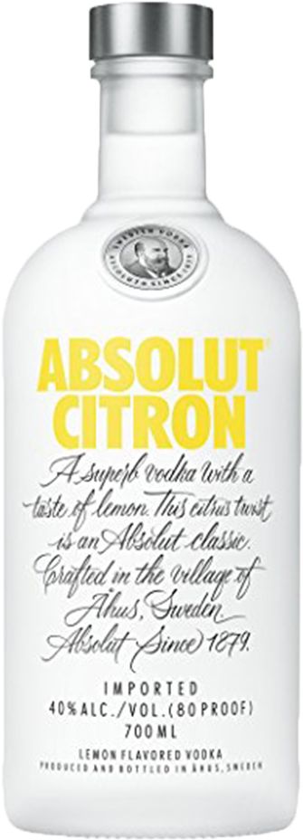 Absolut Citron Is Smooth And Mellow, With A Fresh Fruit - Absolut Citron Vodka Liter (359x766), Png Download