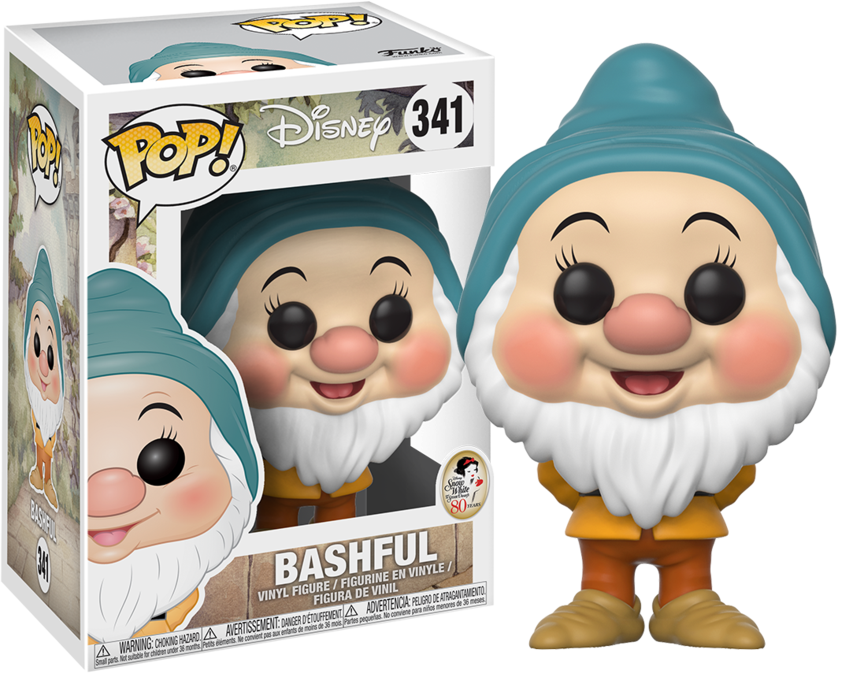 Funko Pop Snow White Bashful (842x679), Png Download