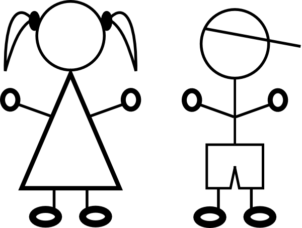 Children Clipart Png For Web - Kind Clipart Schwarz Weiß (600x454), Png Download