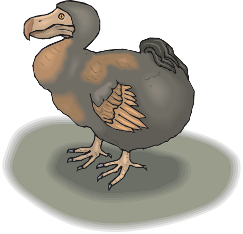 Dodo Bird - I'd Rather Be A Dodo Mousepad (484x466), Png Download