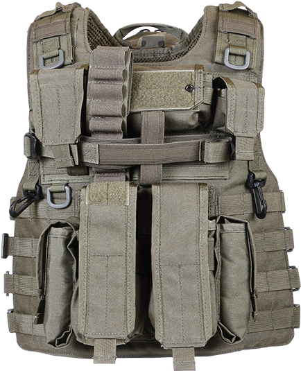 Semi Modular Tactical Vest Tv7776 (626x664), Png Download