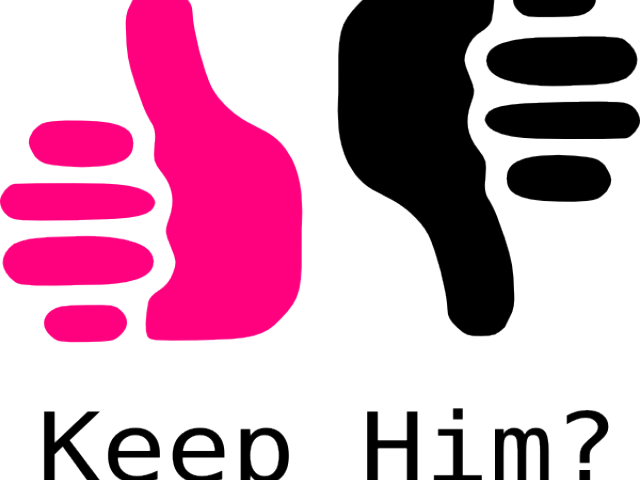 Thumbs Up And Down Transparent (640x480), Png Download