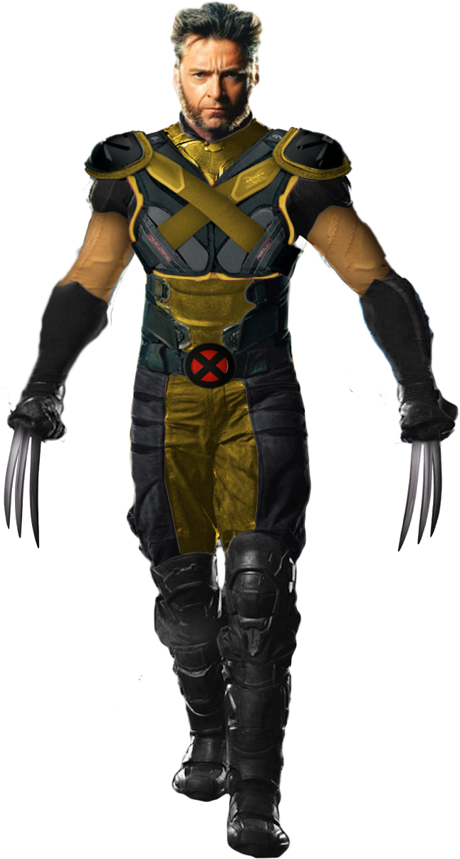 Hugh Jackman Png Transparent Image - Hugh Jackman Wolverine Fan Art (646x1206), Png Download
