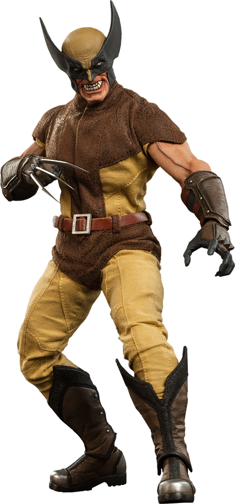 Wolverine Action Figure By Sideshow Collectibles - Wolverine Action Figure 2016 (480x1030), Png Download