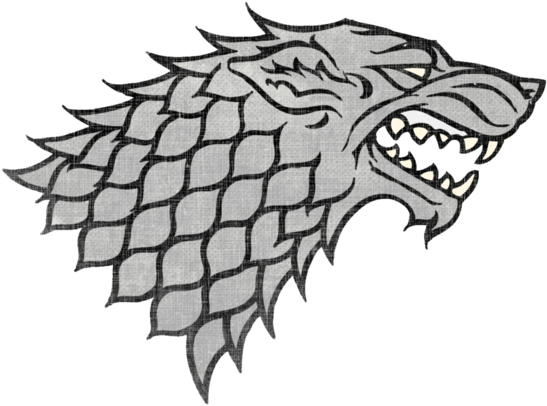 Game Of Thrones Sigils, Game Of Thrones Tattoo, Game - Stark Logo Vector (607x480), Png Download