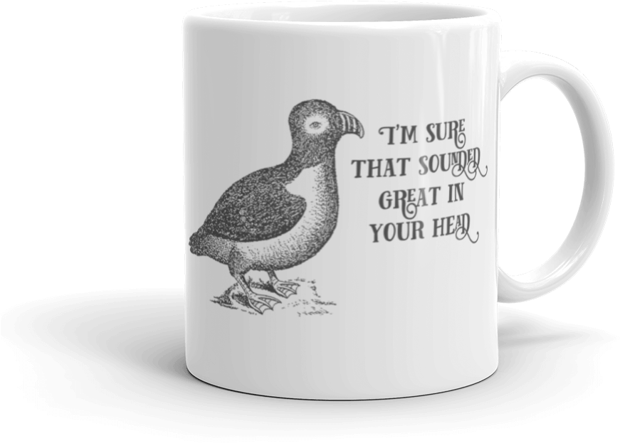 Sounded Good Mug - Effin Birds (1000x1000), Png Download