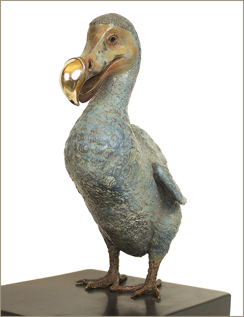 The Dodo Bronze Sculpture By Robert James Workshop - Duck (500x650), Png Download