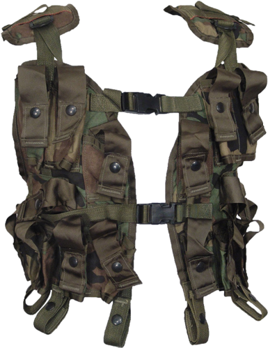 Usgi Lbv Woodland 40mm Grenade Load Bearing Vest - 40mm Grenade Vest (500x500), Png Download