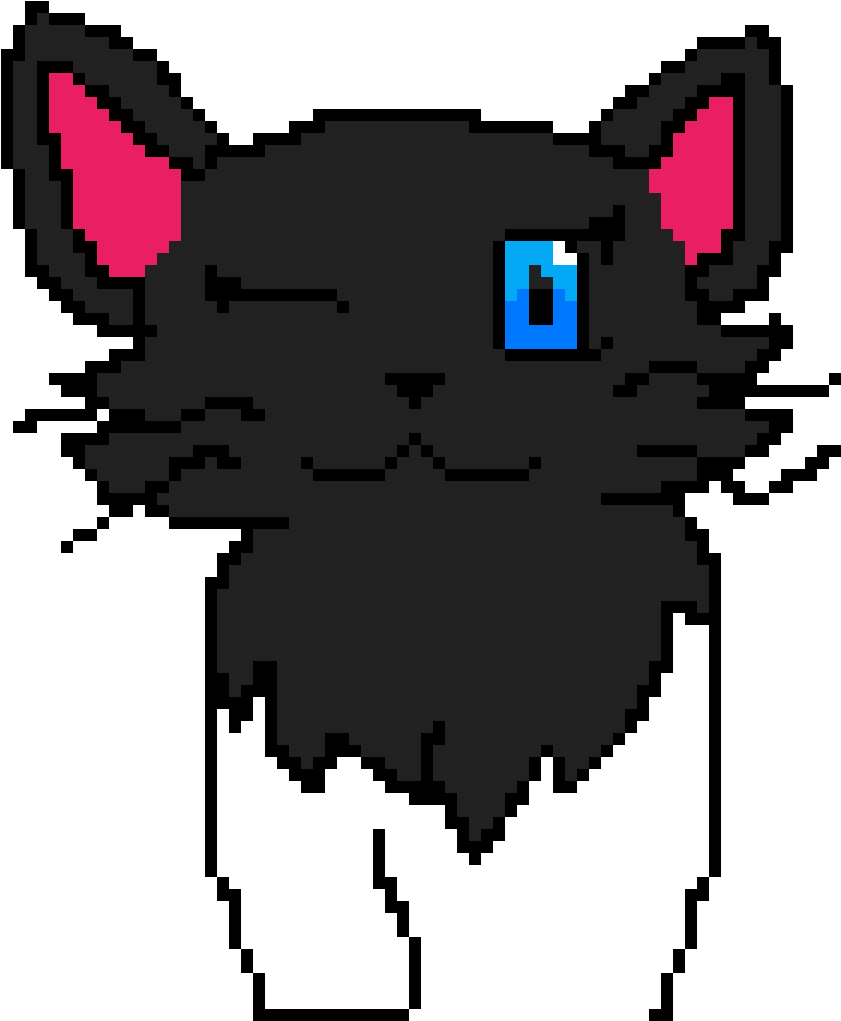 Cute Kitty - Pixel Faces (1200x1200), Png Download