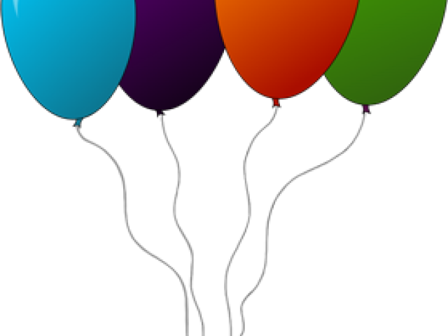 Balloons Clipart Transparent Background - Clip Art (640x480), Png Download