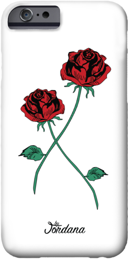 Rose Phone Case Png (355x600), Png Download
