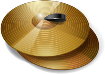 8 Kinds Of Musical Instruments Png Icon My Png Images - Cymbals Png (400x400), Png Download