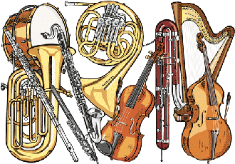 Classical Instruments - Jazz Instruments Png (350x350), Png Download