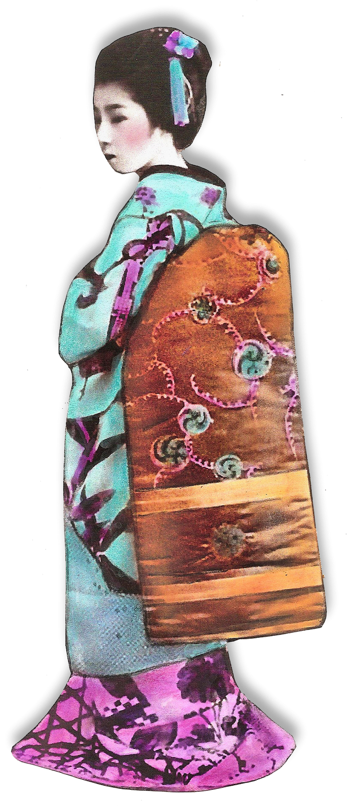 Geisha High-quality Png - Geisha Png (960x1600), Png Download