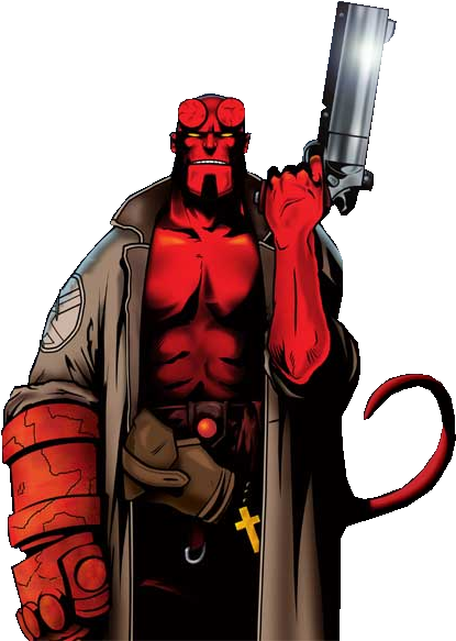 Hellboy - Hellboy Png (483x650), Png Download