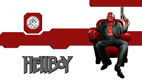 Hellboy Png Clipart - Hell Boy Logo Png (480x272), Png Download