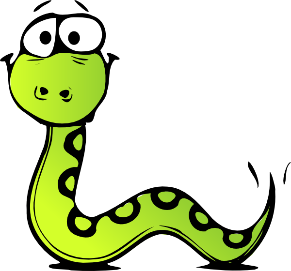 Animated Snake Clipart (600x560), Png Download