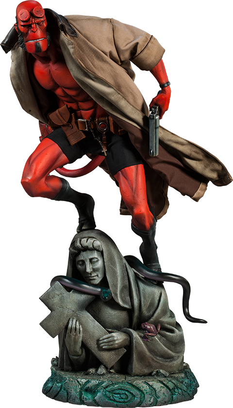 Hellboy $399 - Hellboy Sideshow (480x840), Png Download