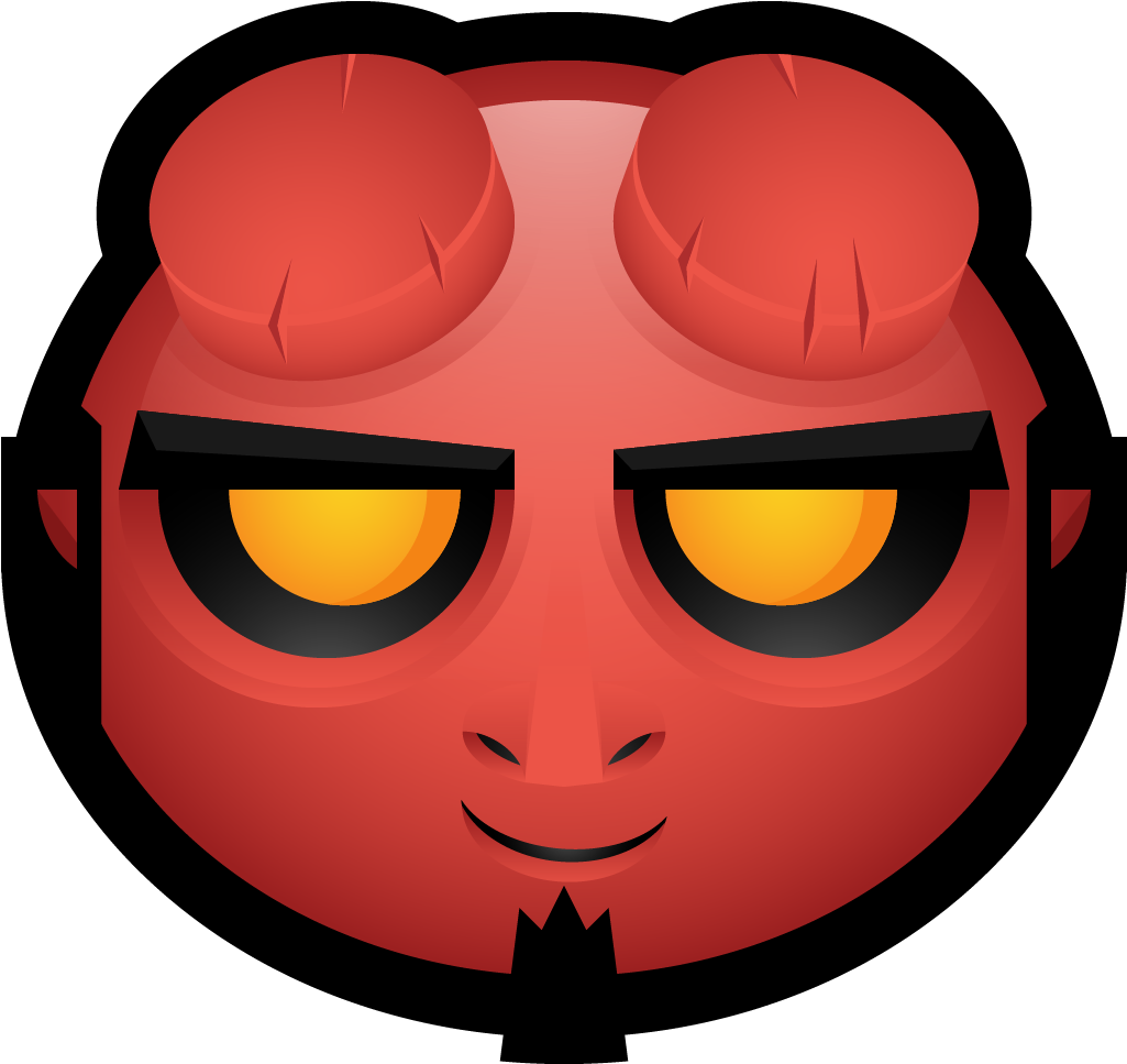 Download Png Ico Icns - Avatar Hellboy (1024x1024), Png Download