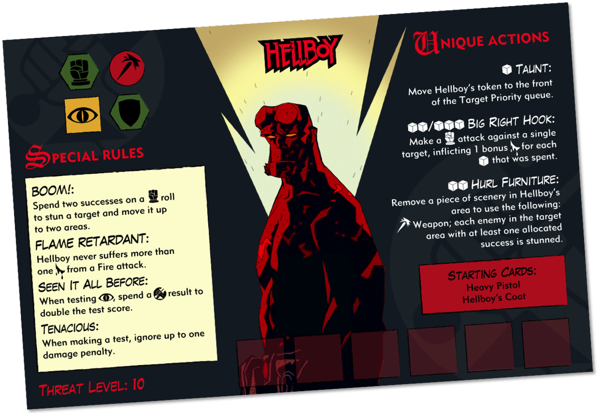 Mantic Games On Twitter - Hellboy The Board Game (1200x833), Png Download