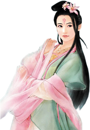 Oriental-73 - Ancient Chinese Women (307x444), Png Download