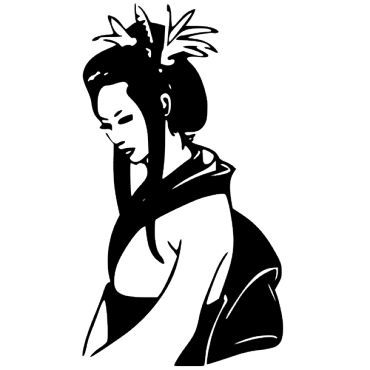 Asian Wall Decals (370x370), Png Download